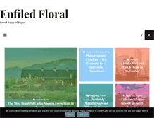 Tablet Screenshot of enfieldfloral.com